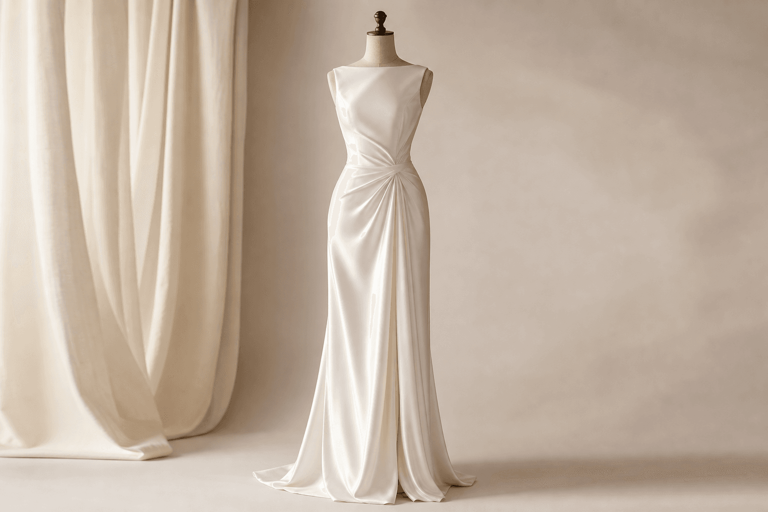 Вечерна рокля Ivory Silk